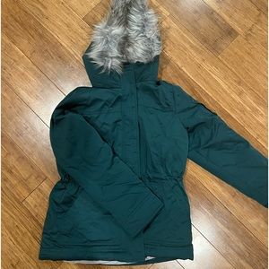 New - Hollister snow coat. Detachable hood.